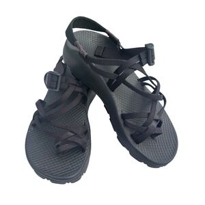 Like New Chaco‎ Women's ZX/2 Dual Adjustable Straps Classic Sandal Black Sz 7